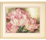 Gold Collection Tulip Trio Counted Cross Stitch Kit (image for) Gold Collection Tulip Trio Counted Cross Stitch Kit